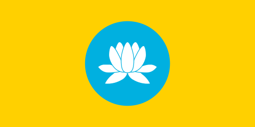 Flagge der Republik Kalmückien
