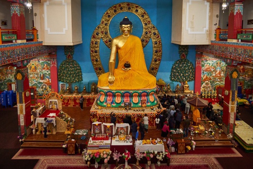 Buddha Statue im Goldenen Tempel